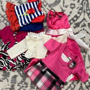18” doll clothes bundle